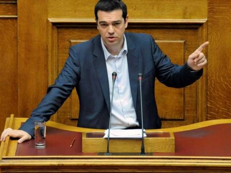 Ο Αλέξης Τσίπρας στη Βουλή