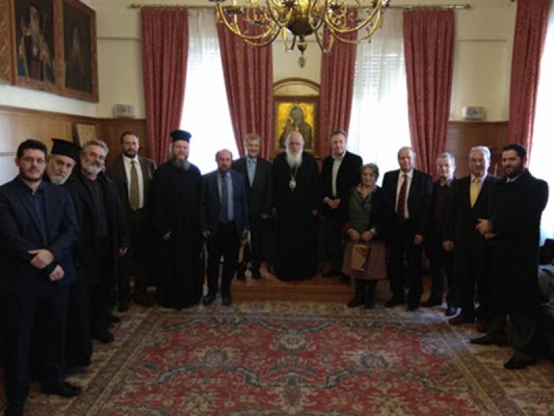 Συνάντηση της συγγραφικής ομάδας θρησκευτικών με τον Αρχιεπίσκοπο