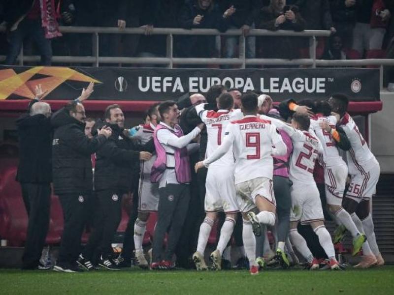 Πανηγυρισμός για την πρόκριση επί της Μίλαν