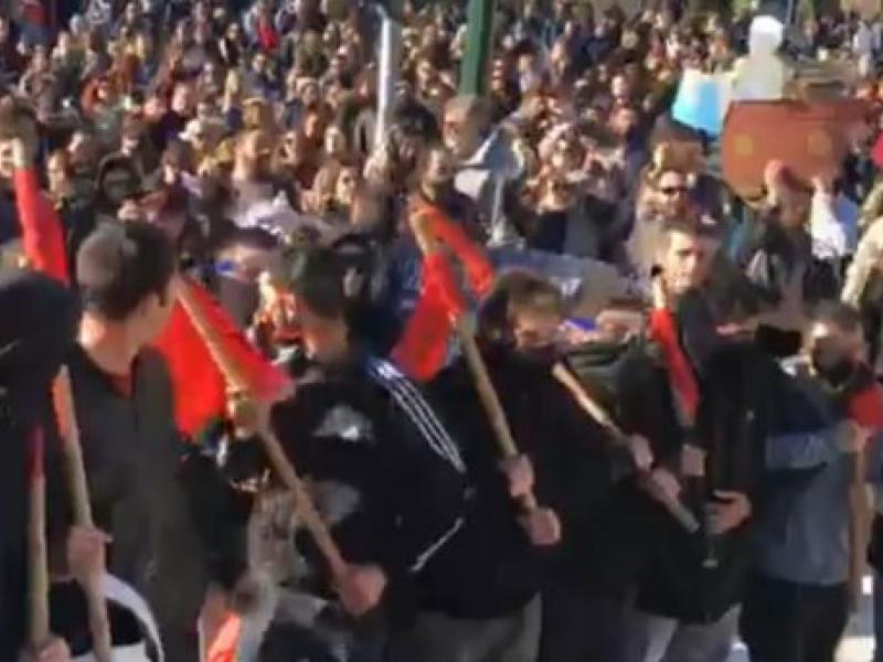 Ένταση στο συλλαλητήριο