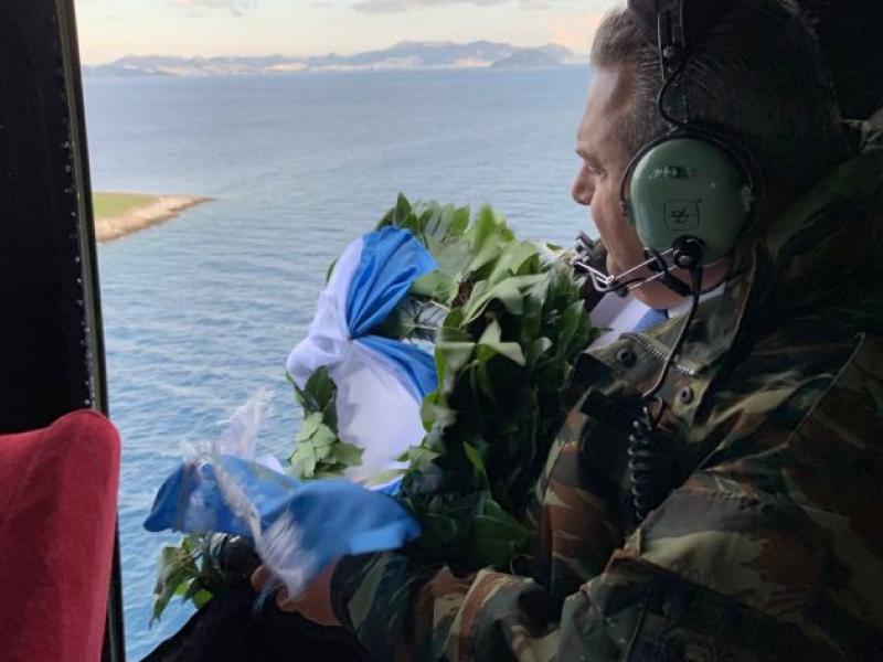 Ο Πάνος Καμμένος στα Ίμια