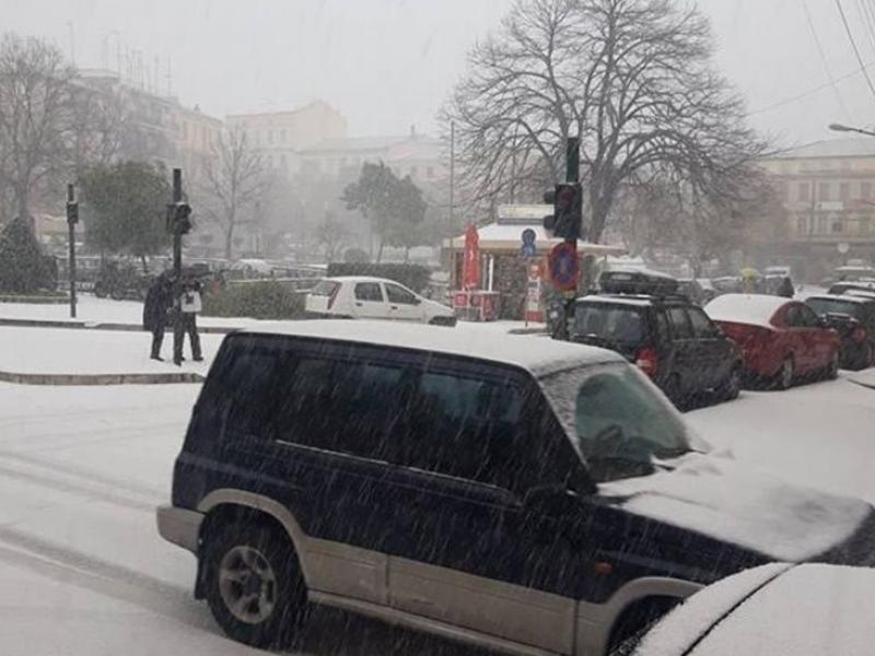 Χιόνι στην Κέρκυρα