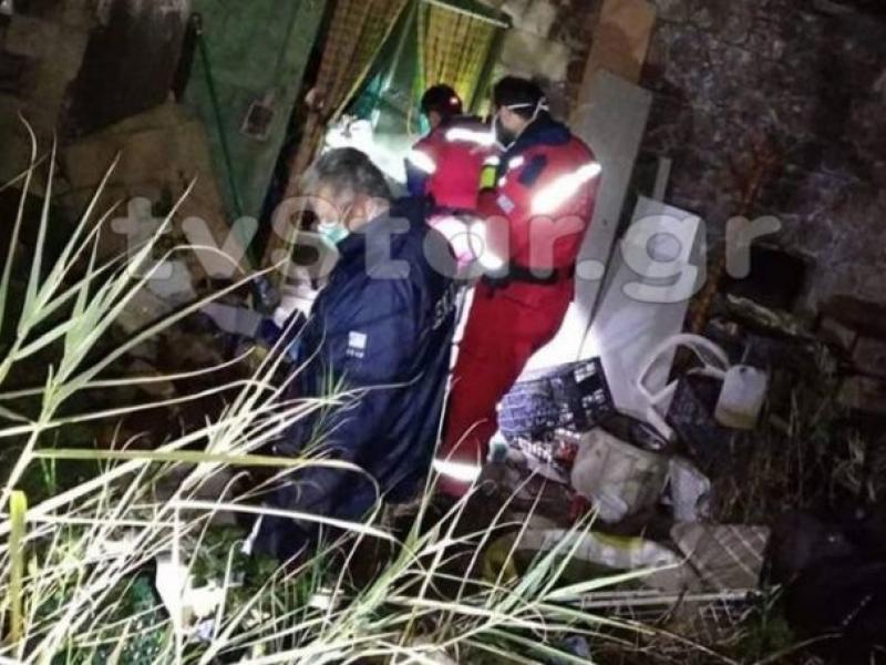 Διάσωση ηλικιωμένου στην Κύμη