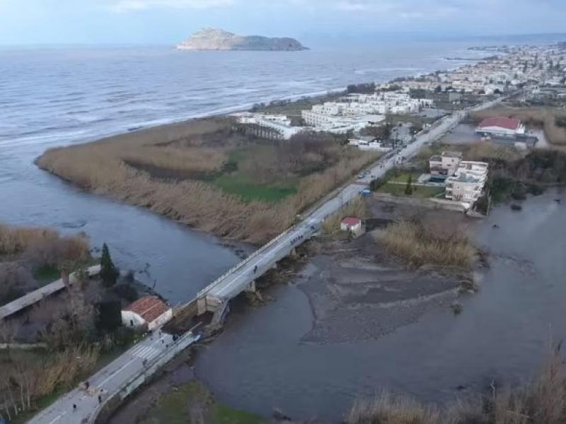 Εικόνες καταστροφής στην Κρήτη