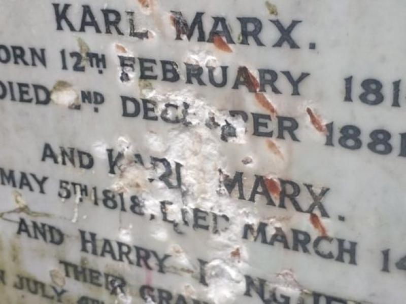 Βεβήλωση του τάφου του Καρλ Μαρξ