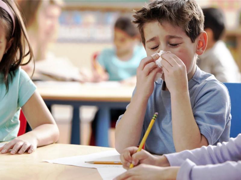 μαθητες γριπη