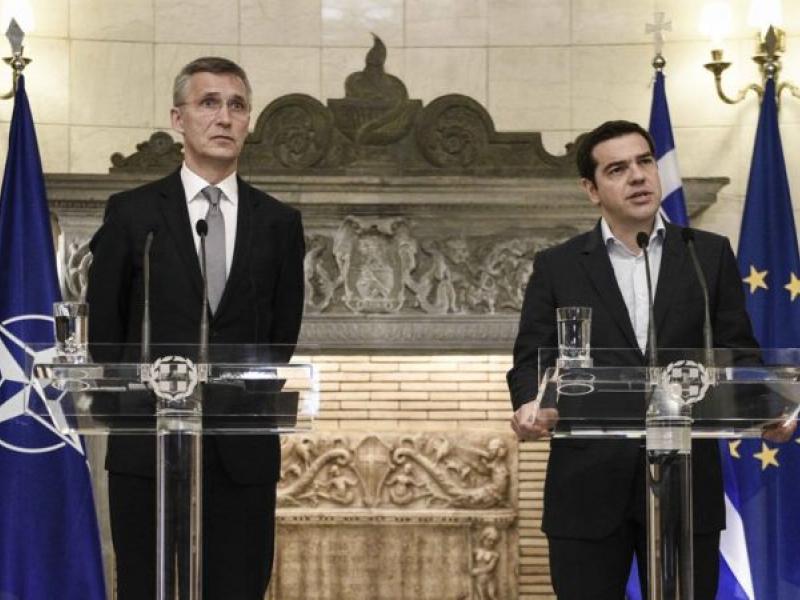 Αλέξης Τσίπρας και Γενς Στόλτενμπεργκ