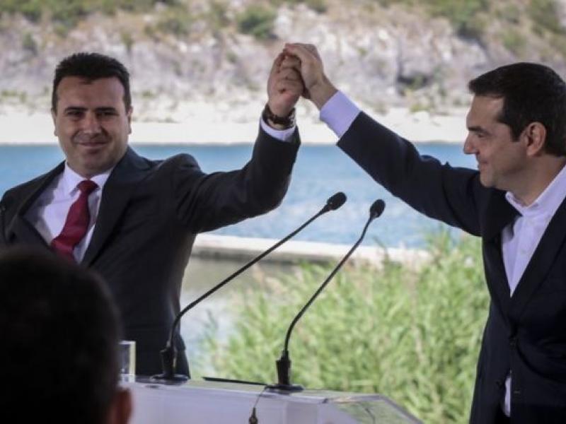 Ζόραν Ζάεφ και Αλέξης Τσίπρας