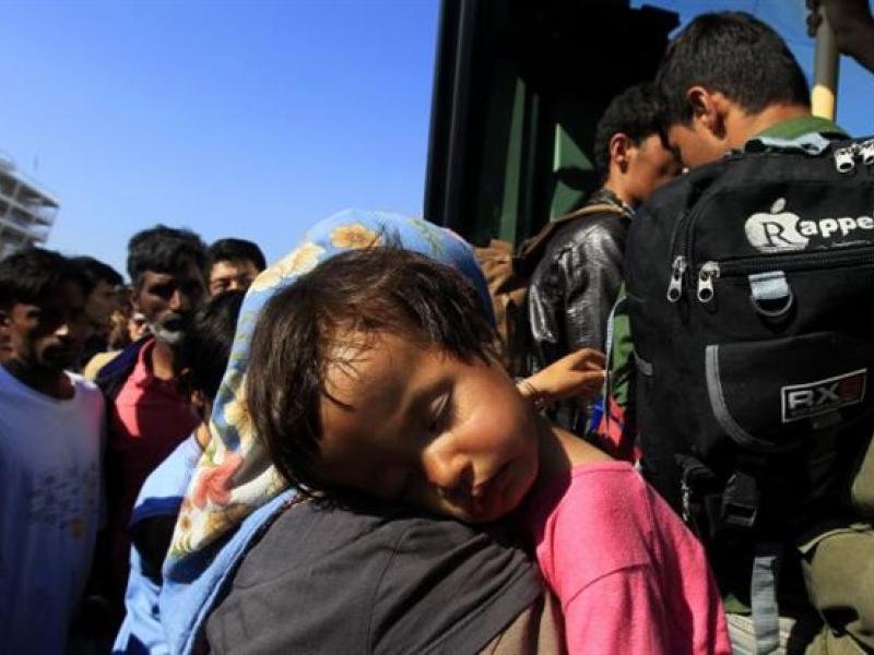 λεσβος προσφυγες