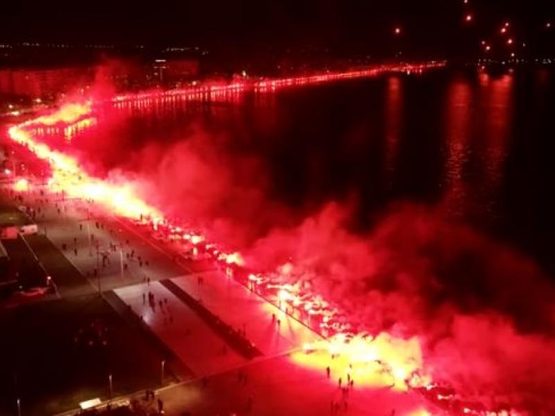 Γιορτή οπαδών του ΠΑΟΚ