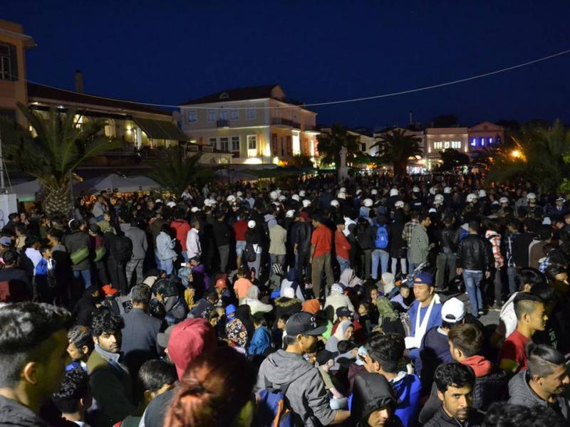 πλατεια σαπφους προσφυγες