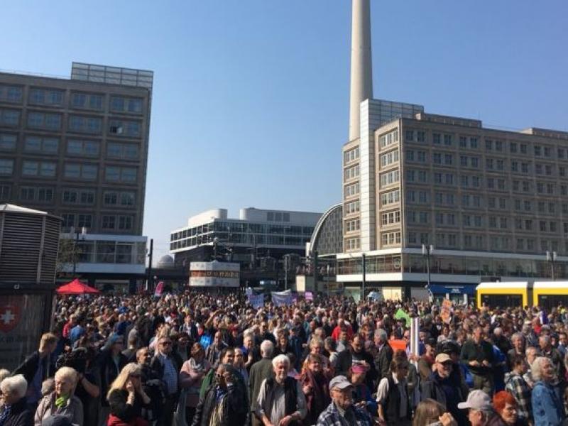 Διαμαρτυρία στο Βερολίνο