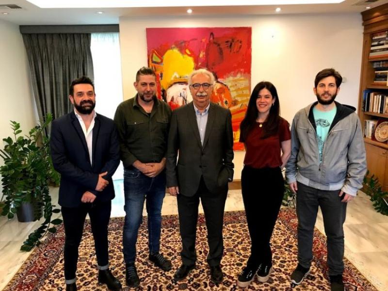 Συνάντηση του Κ.Γαβρόγλου με εκπροσώπους της Ανοιχτής Πόλης