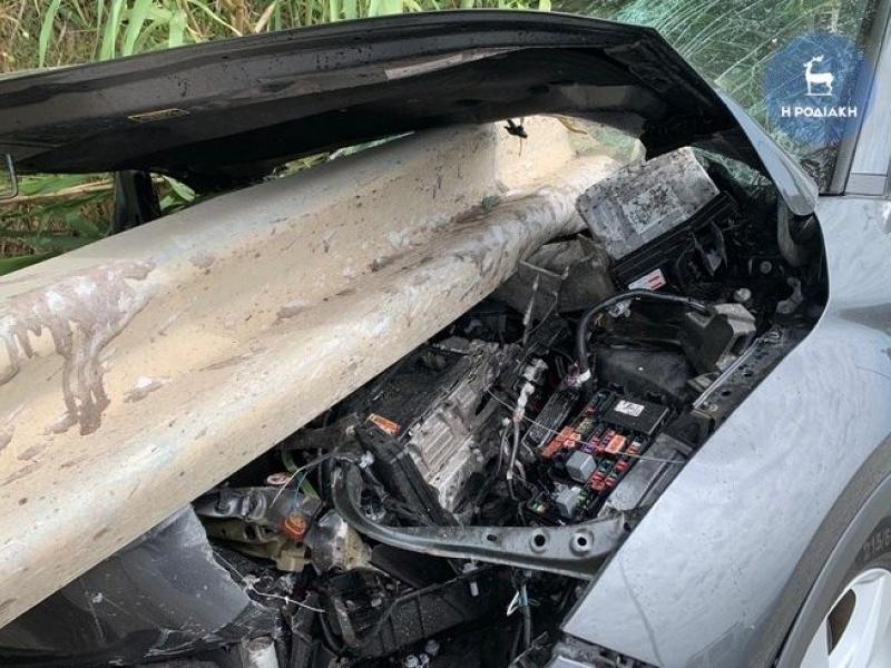 Τρομακτικό τροχαίο στη Ρόδο