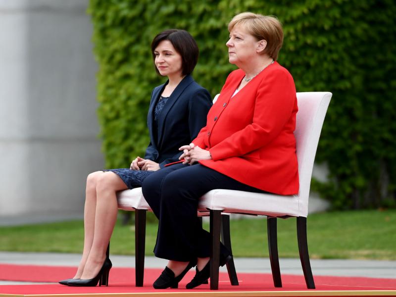 merkel seated