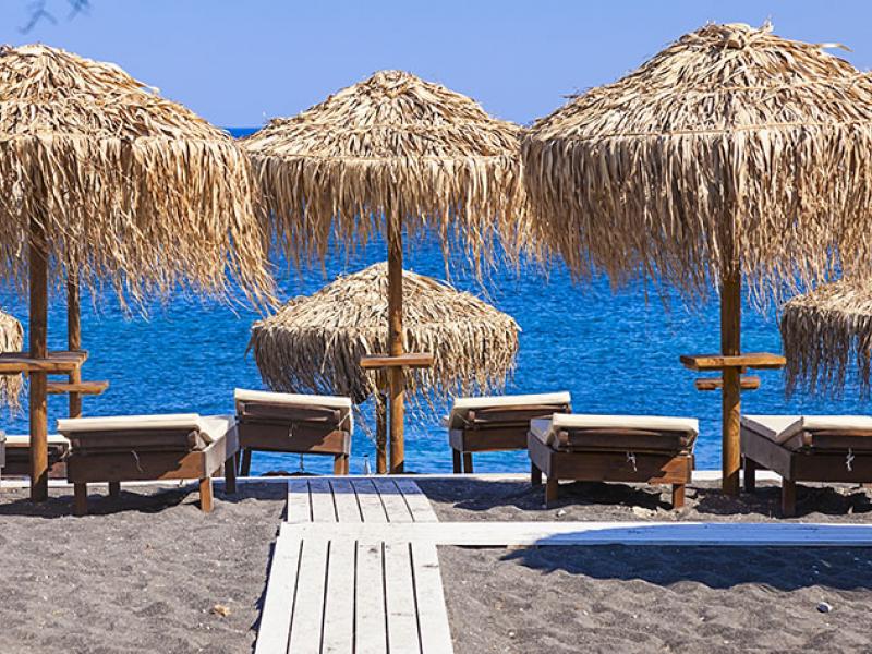 ξαπλωστρες beach bar