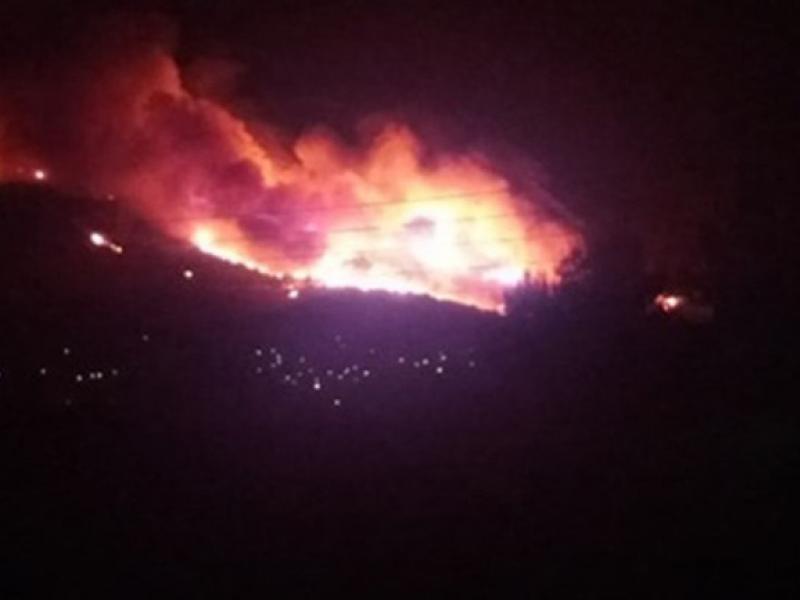 πυρκαγιά στον υμηττό