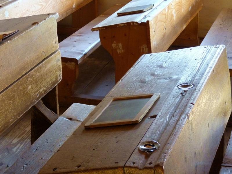 σχολείο θρανίο πίνακας