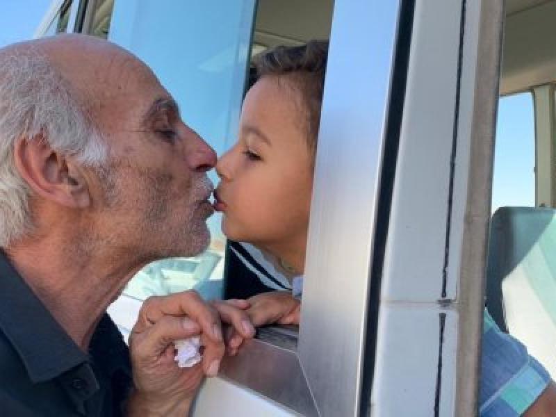 παππούς εγγόνι Συρία