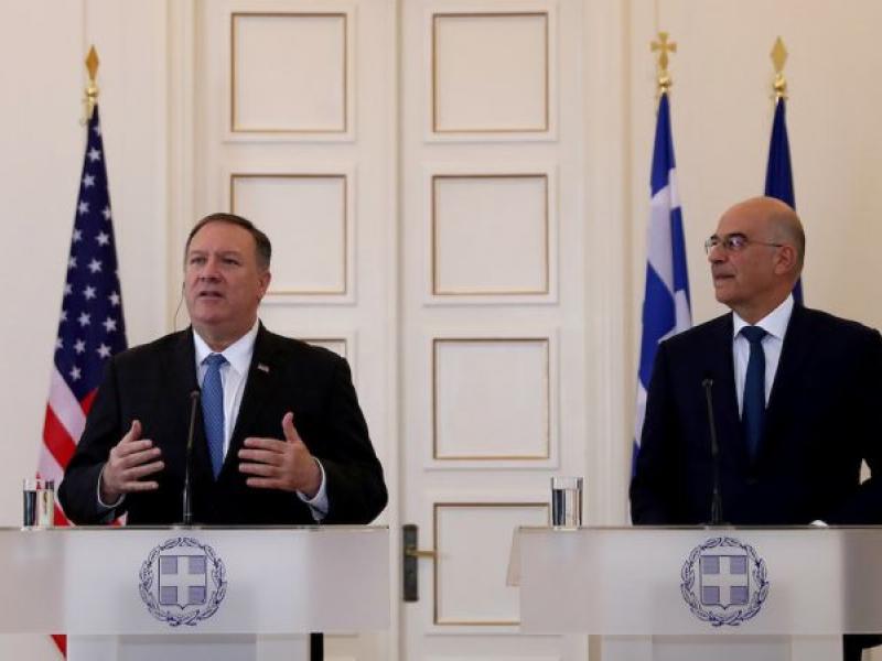 Συνάντηση Δένδια-Πομπέο