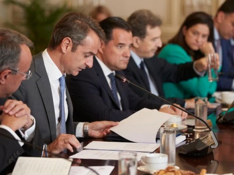 υπουργικό συμβούλιο κυριάκος μητσοτάκης νέα δημοκρατία