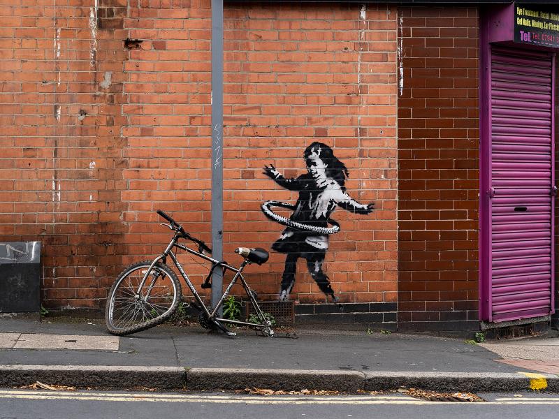 banksy hula hoop
