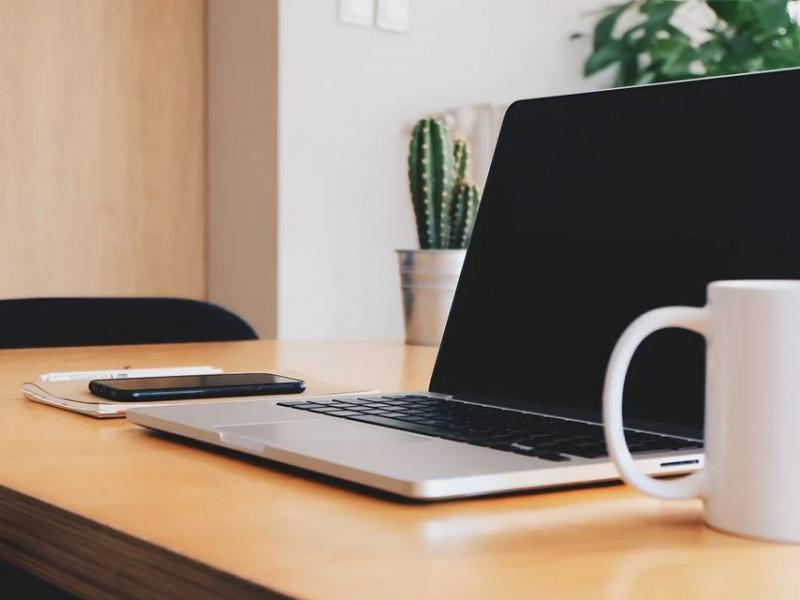 υπολογιστής, καφές, κούπα