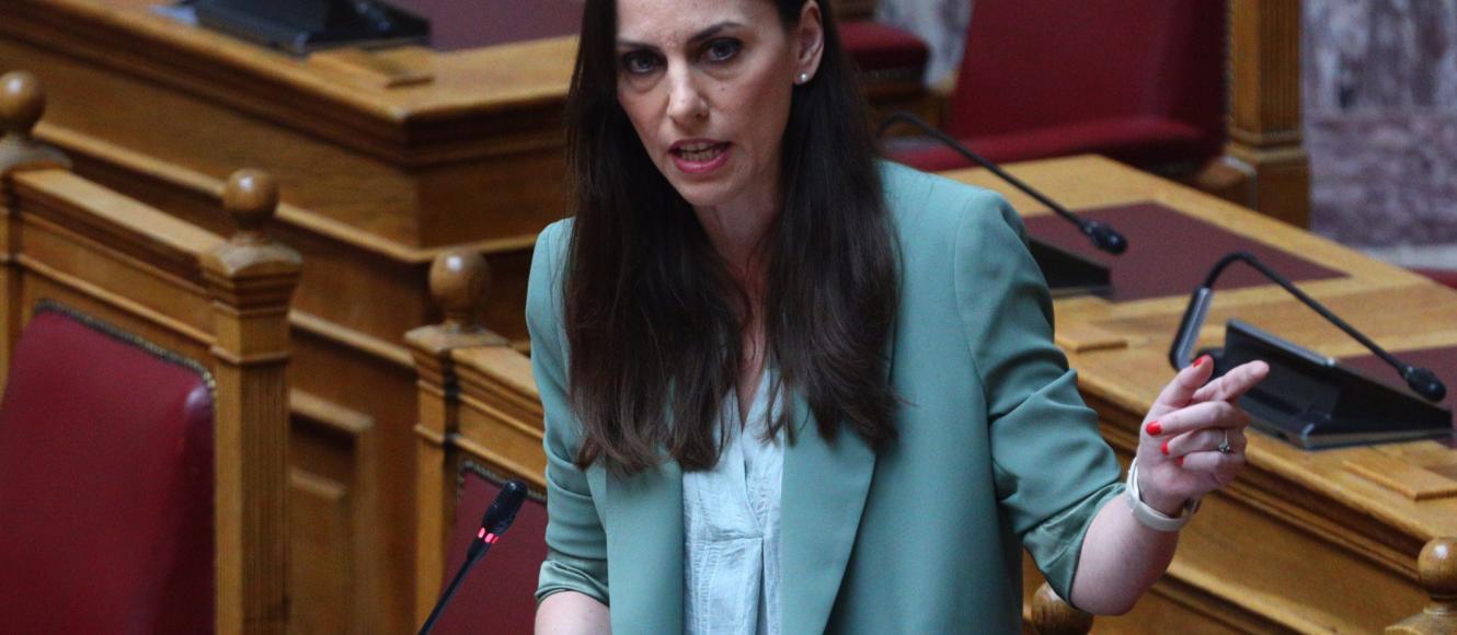 Η υφυπουργός Εσωτερικών, Βιβή Χαραλαμπογιάννη 