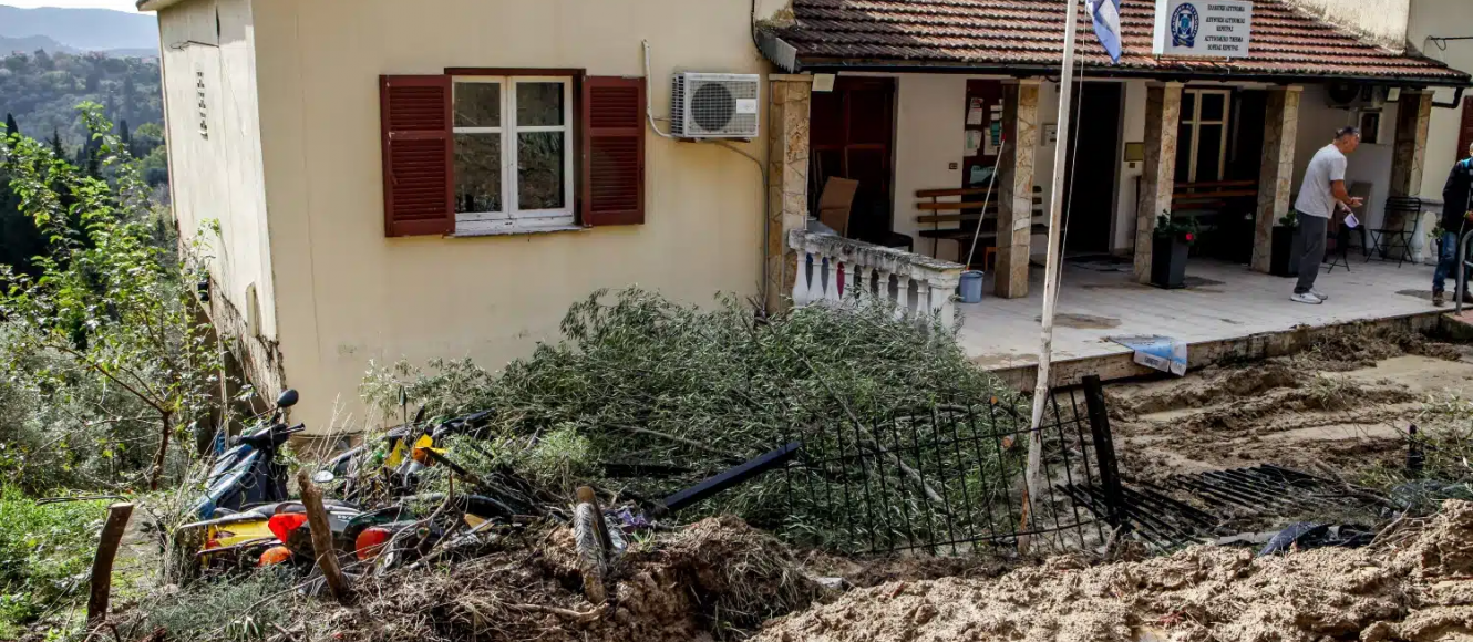 Καταστροφές σε σχολείο στην Κέρκυρα λόγω κακοκαιρίας