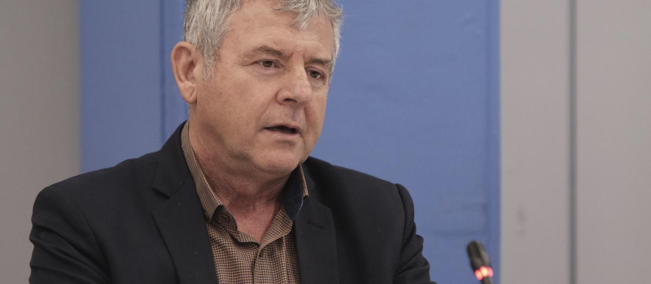 πρόεδρος της Πανελλήνιας Ομοσπονδίας Εργαζομένων Δημοσίων Νοσοκομείων (ΠΟΕΔΗΝ), Μιχάλης Γιαννάκος