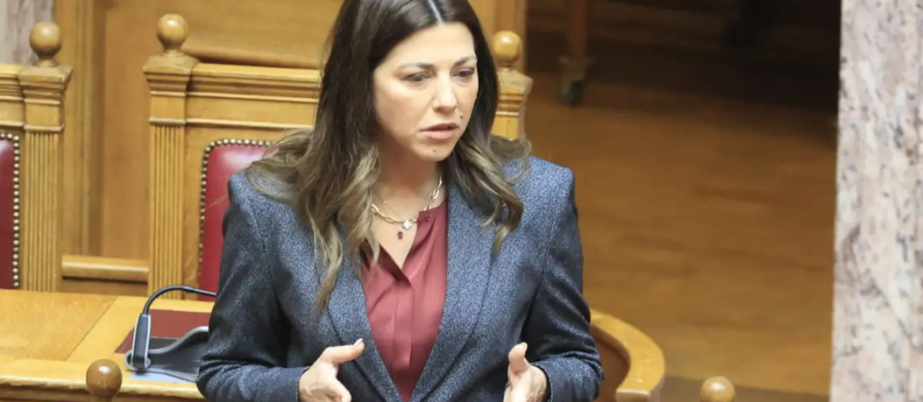Σοφία Ζαχαράκη στη Βουλή