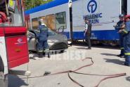 Τρένο συγκρούστηκε με αυτοκίνητο στην Πάτρα