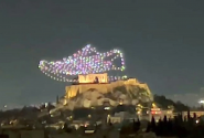 Drone show της Adidas πάνω από την Ακρόπολη