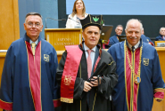 Τελετή αναγόρευσης σε Επίτιμο Διδάκτορα του Προέδρου της Ελληνικής Αναπτυξιακής Τράπεζας ( HDB) Γεωργίου Ζαββού