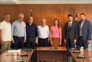 Δόμνα Μιχαηλίδου σε συνάντηση με την ΚΕΔΕ