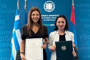 Ζαχαράκη: Πρόγραμμα συνεργασίας με Αρμενία