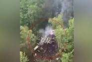 Έπεσε αεροσκάφος στην Ρωσία, φωτογραφία με τα συντρίμμια 