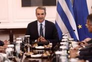 Ο Κυριάκος Μητσοτάκης στο Υπουργικό Συμβούλιο