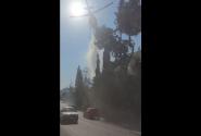 Ελικόπτερο στη φωτιά της Πάτρας
