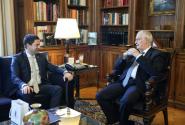 Συνάντηση του Προέδρου της Δημοκρατίας Κωνσταντίνου Αν. Τασούλα με τον Πρύτανη του Εθνικού και Καποδιστριακού Πανεπιστημίου Αθηνών Γεράσιμο Σιάσο