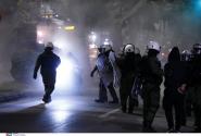 Αστυνομικοί στην πορεία για την Παλαιστίνη