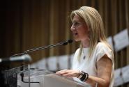 Η Μαρία Καρυστιανού σε ομιλία