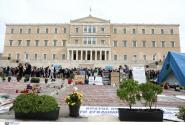 Συγκέντρωση για τα Τέμπη στο Σύνταγμα