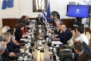 Υπουργικό συμβούλιο υπό τον πρωθυπουργό Κυριάκο Μητσοτάκη