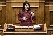 Η Υπουργός Παιδείας, Σοφία Ζαχαράκη στη Βουλή