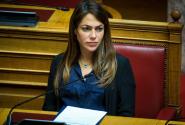 Η υπουργός Κοινωνικής Συνοχής και Οικογένειας, Δόμνα Μιχαηλίδου