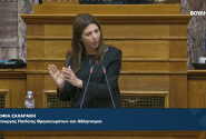 Η Υπουργός Παιδείας, Σοφία Ζαχαράκη στη Βουλή