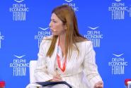 Η Σοφία Ζαχαράκη στο 11ο Οικονομικό Φόρουμ των Δελφών