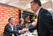 Ο Αλέξης Τσίπρας και ο Χάρης Δούκας
