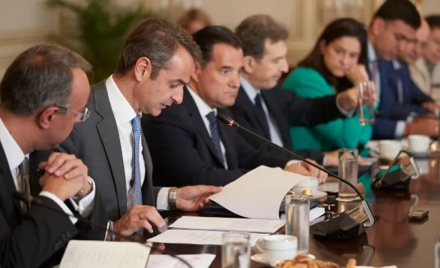 υπουργικό συμβούλιο κυριάκος μητσοτάκης νέα δημοκρατία